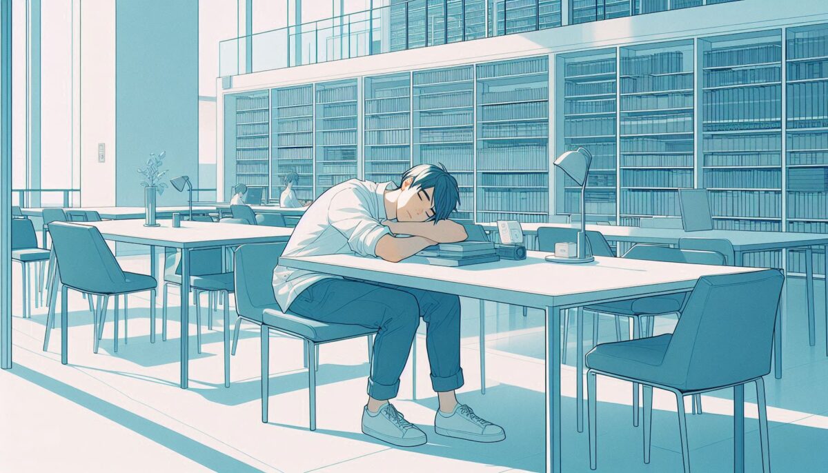 図書館で寝るのは禁止？たった5分の居眠りでも注意される訳
